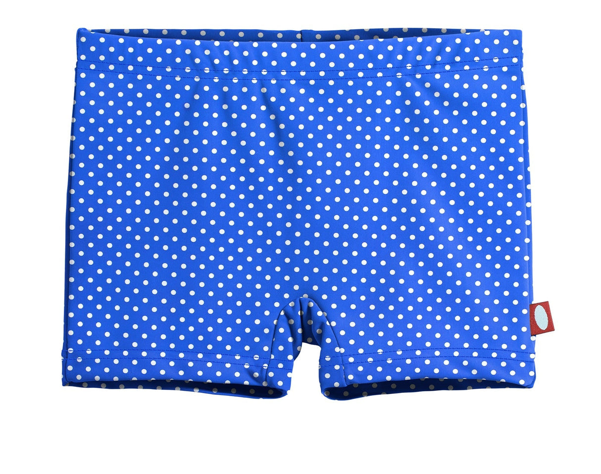 Girls UPF 50+ Printed Swim Boy Shorts | Sedona Blue