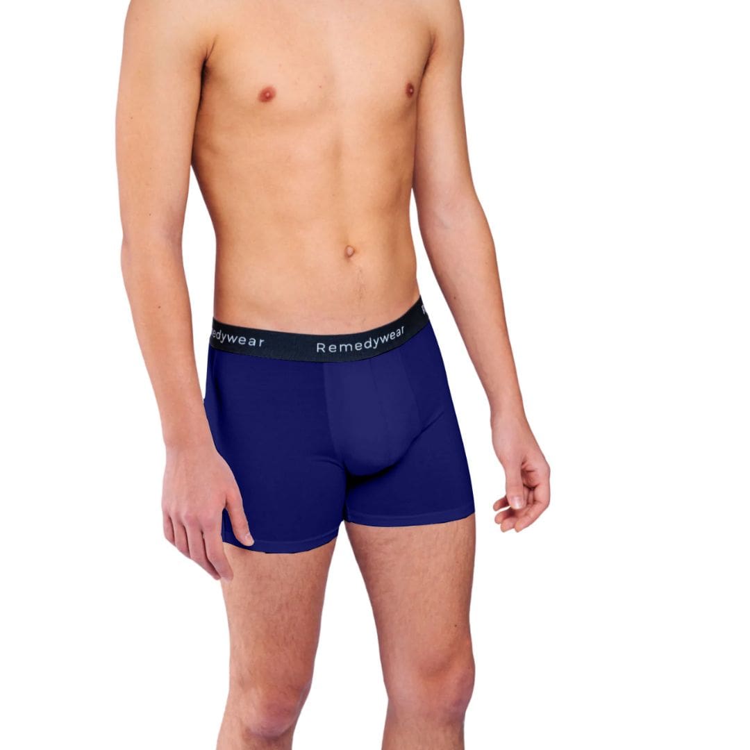 Mens Anti-Itch Anti-Odor Boxer Briefs with TENCEL and Zinc | Remedywear™ by YoRo Naturals™