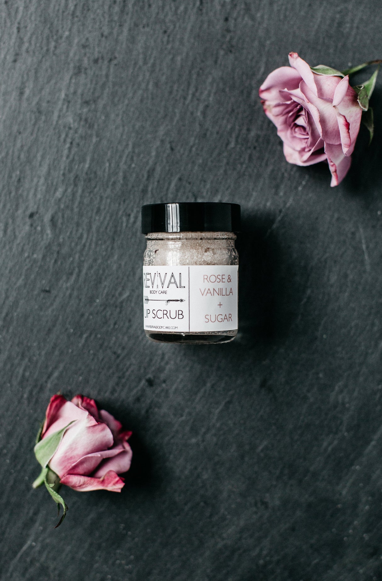 ROSE & VANILLA + SUGAR LIP SCRUB
