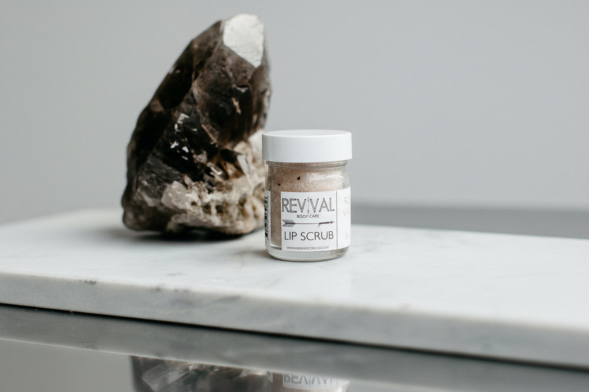 ROSE & VANILLA + SUGAR LIP SCRUB