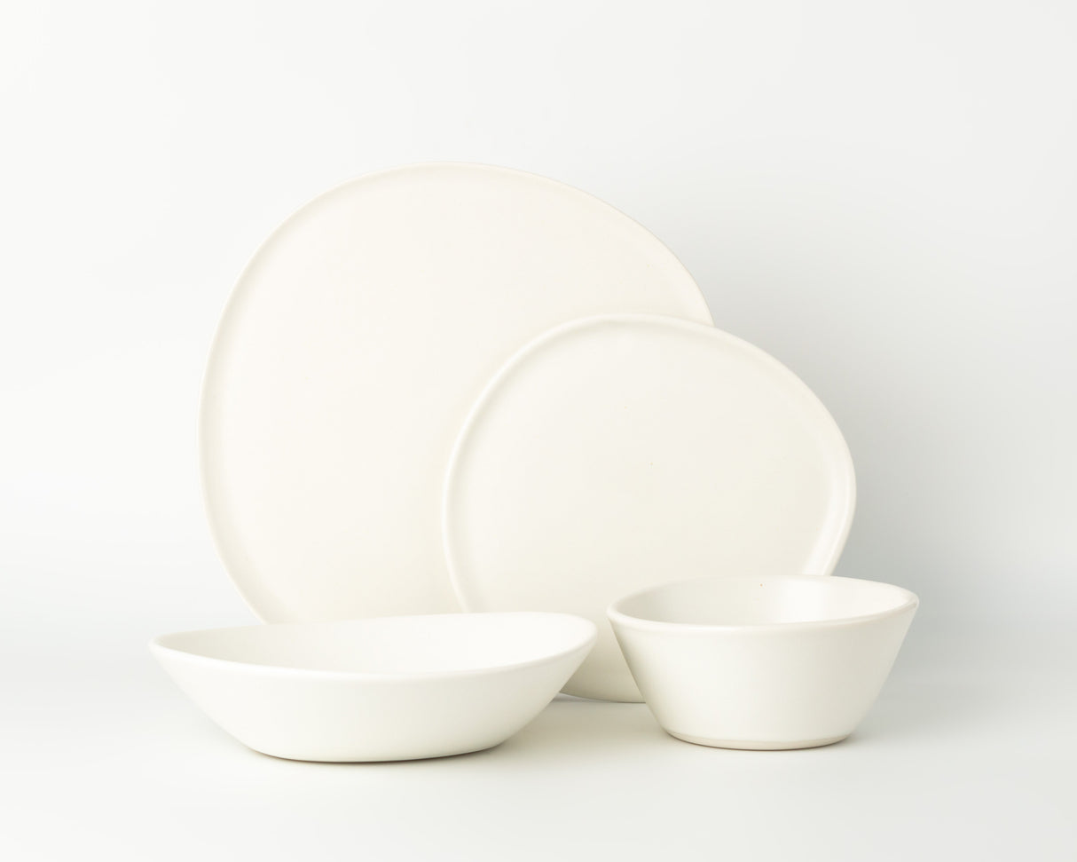 4 Piece Ripple Dinner Setting