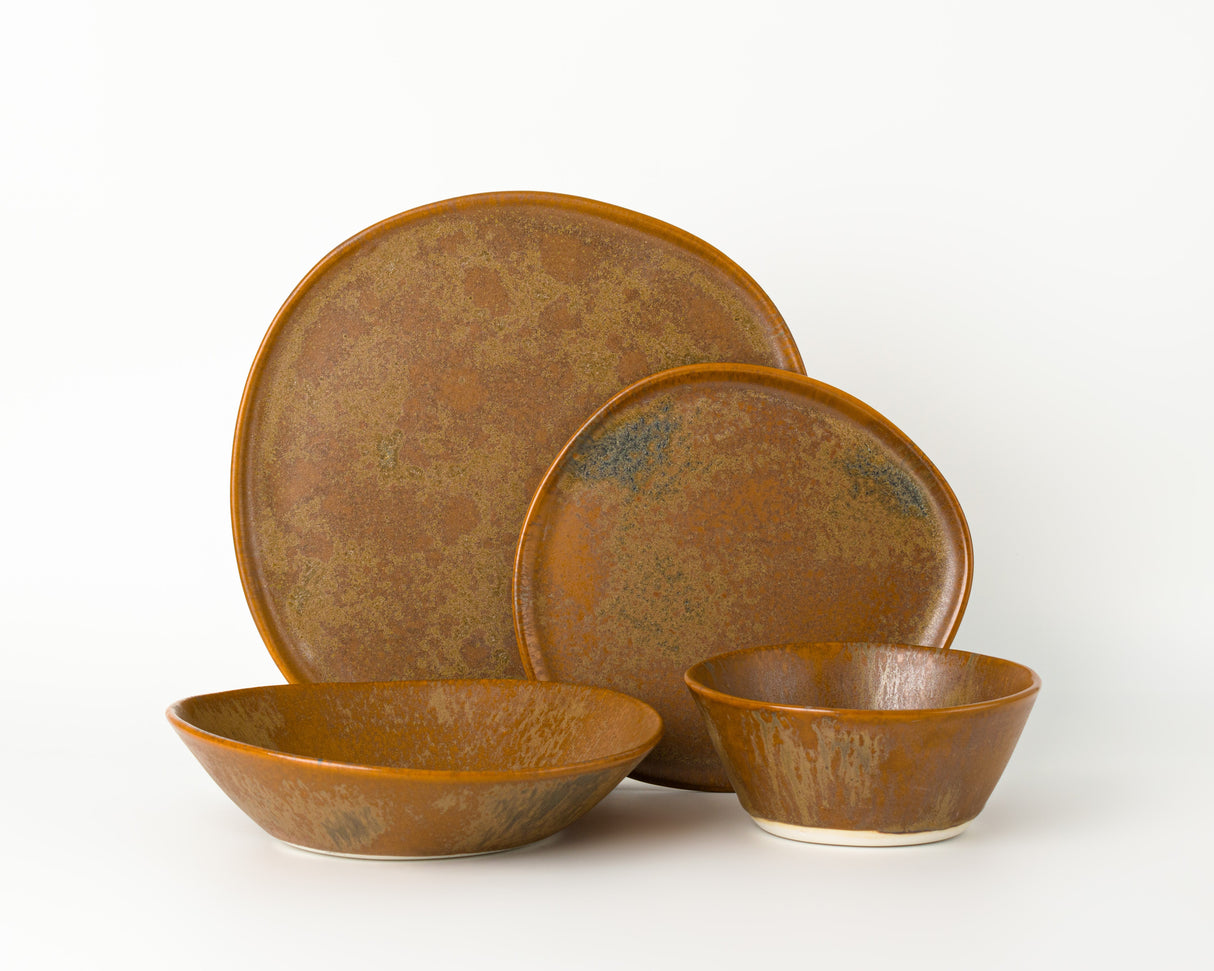 4 Piece Ripple Dinner Setting
