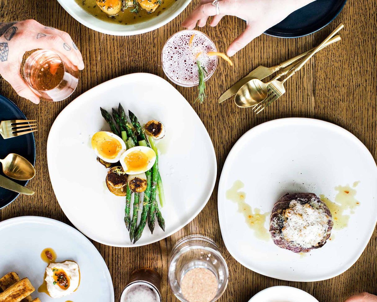 7 Piece Ripple Dinner Setting