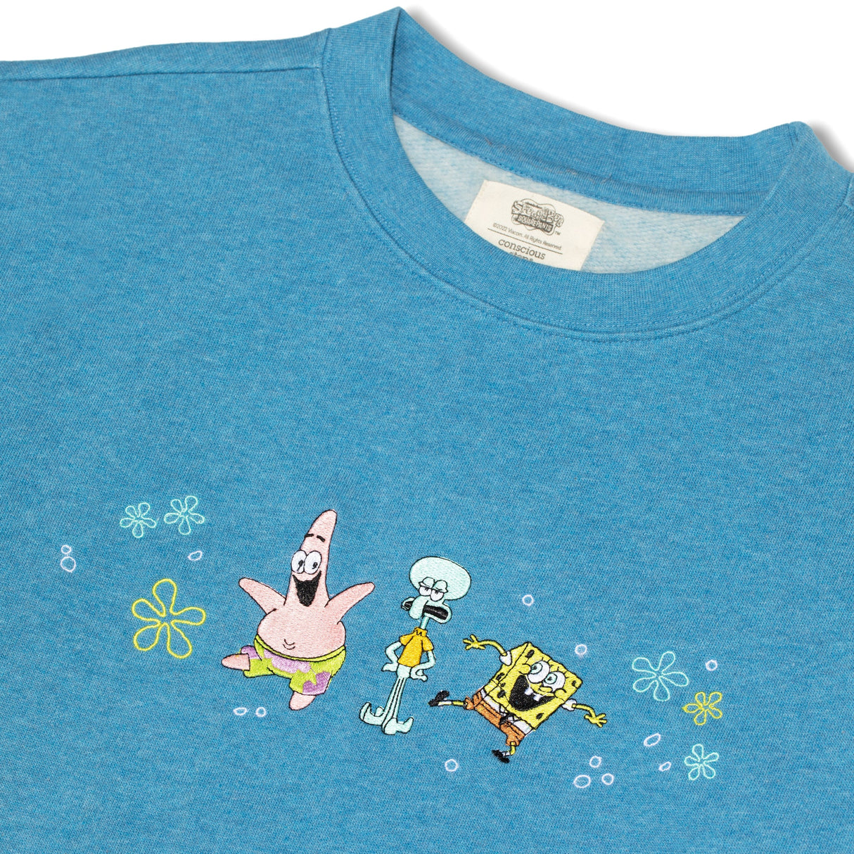 Spongebob Protect Oceans Crew Sweatshirt