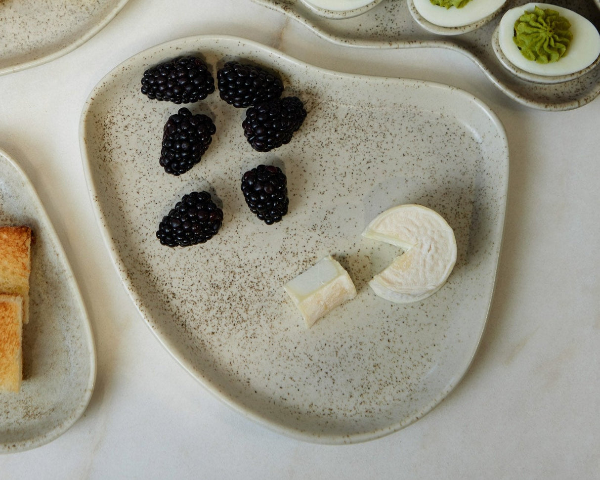Riverstone Salad Plates, Stacy London & Haand Collection