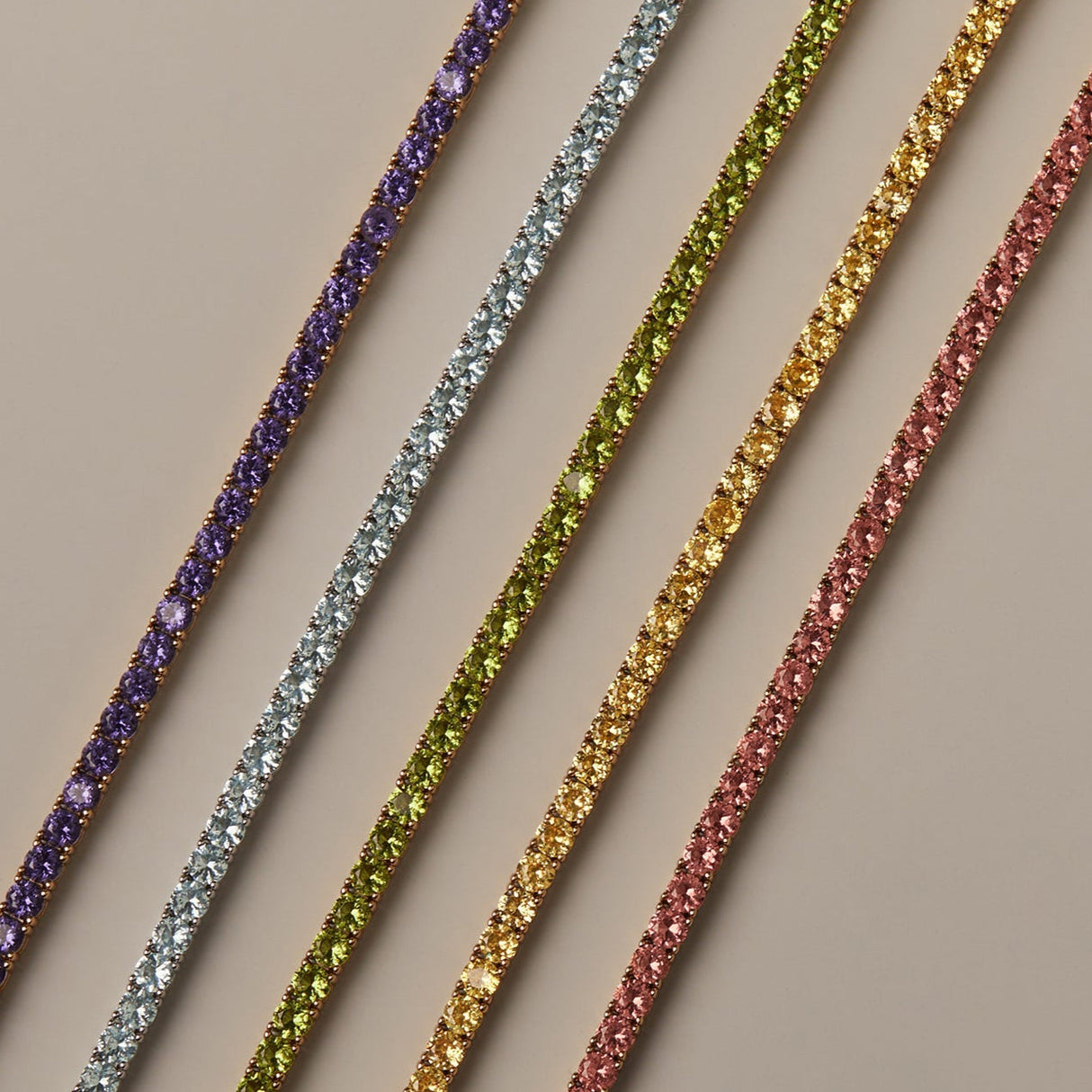 Lab Grown Citrine Tennis Bracelet