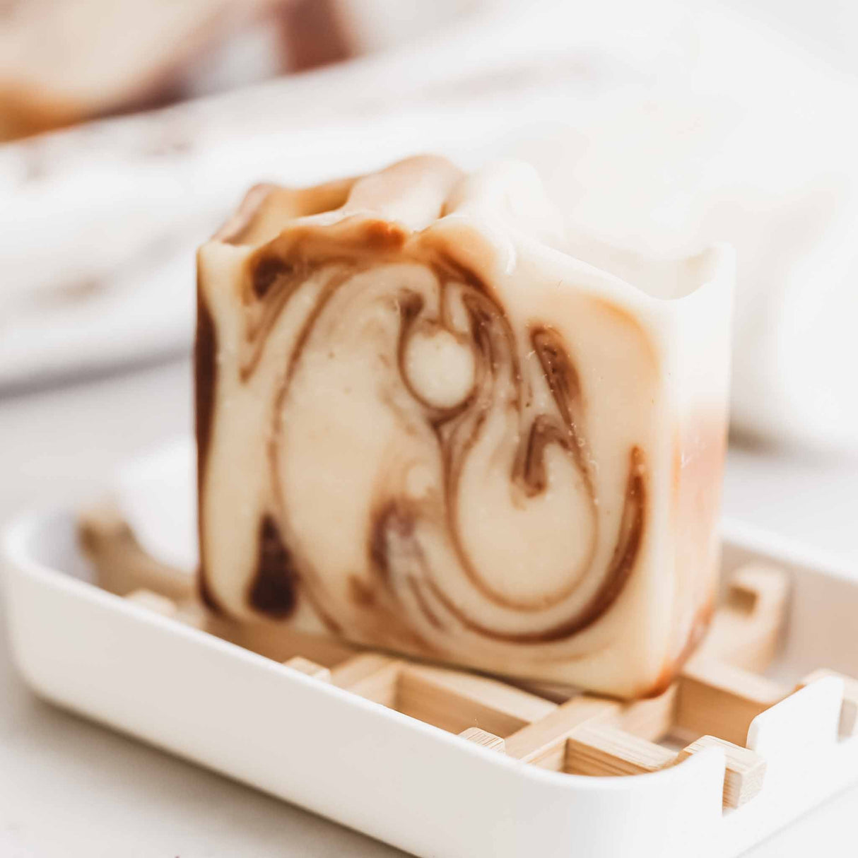 Sweet Almond + Honey Handmade Tallow and Goat Milk Soap Bar