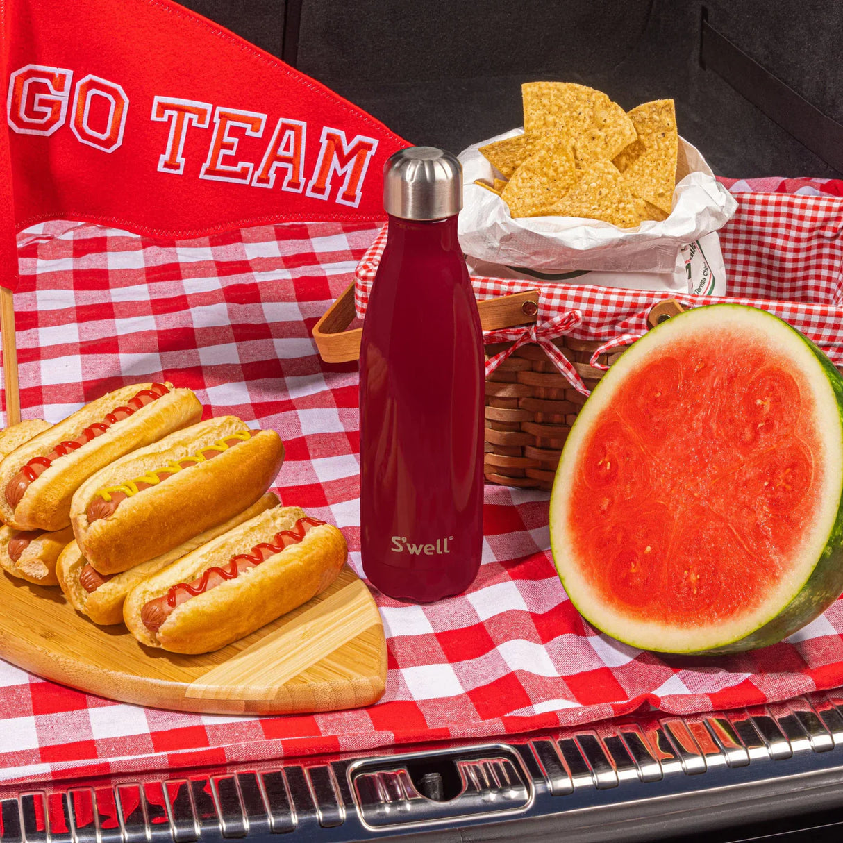 Wild Cherry Insulated Stainless Steel Bottle – 17 oz