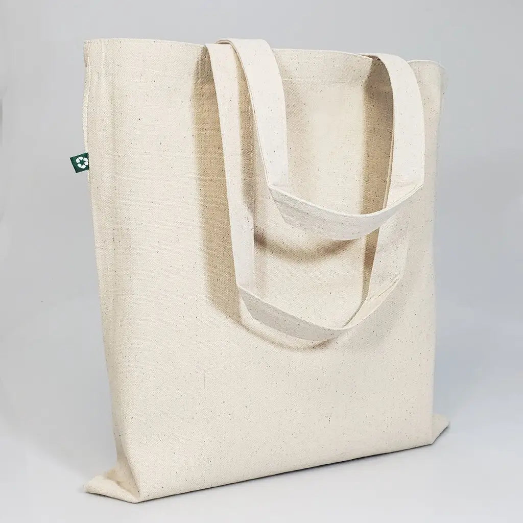 Recycled Canvas Tote Bag - Natural