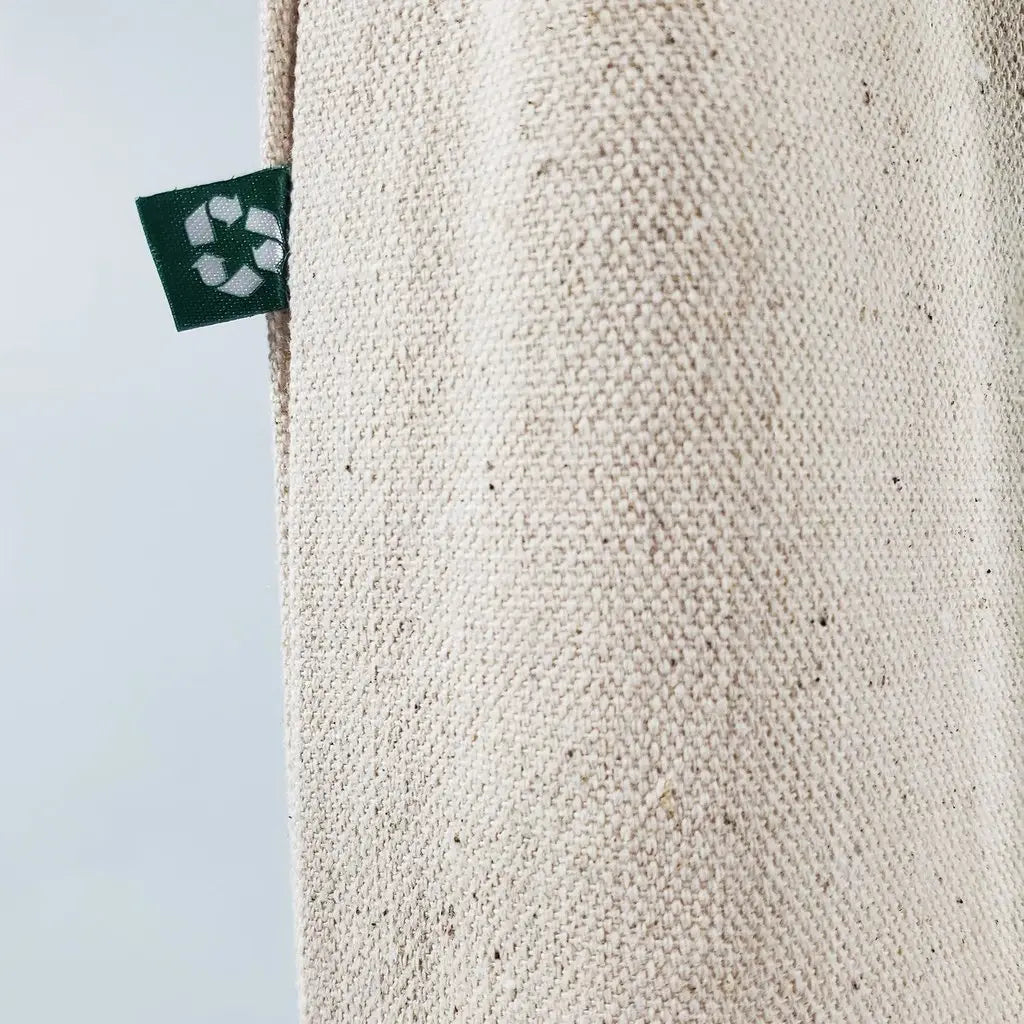 Recycled Canvas Tote Bag - Natural