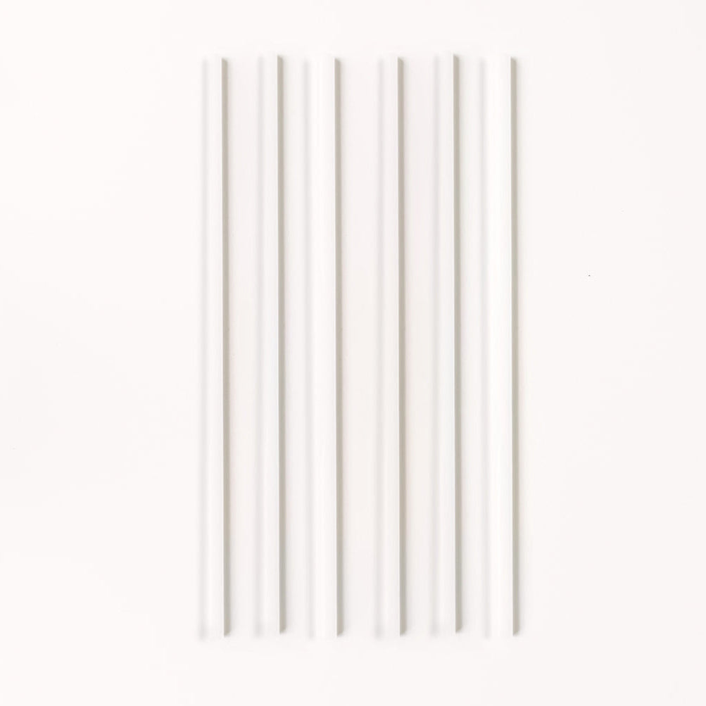 Tumbler 12" Glass Straw Set - Pearl