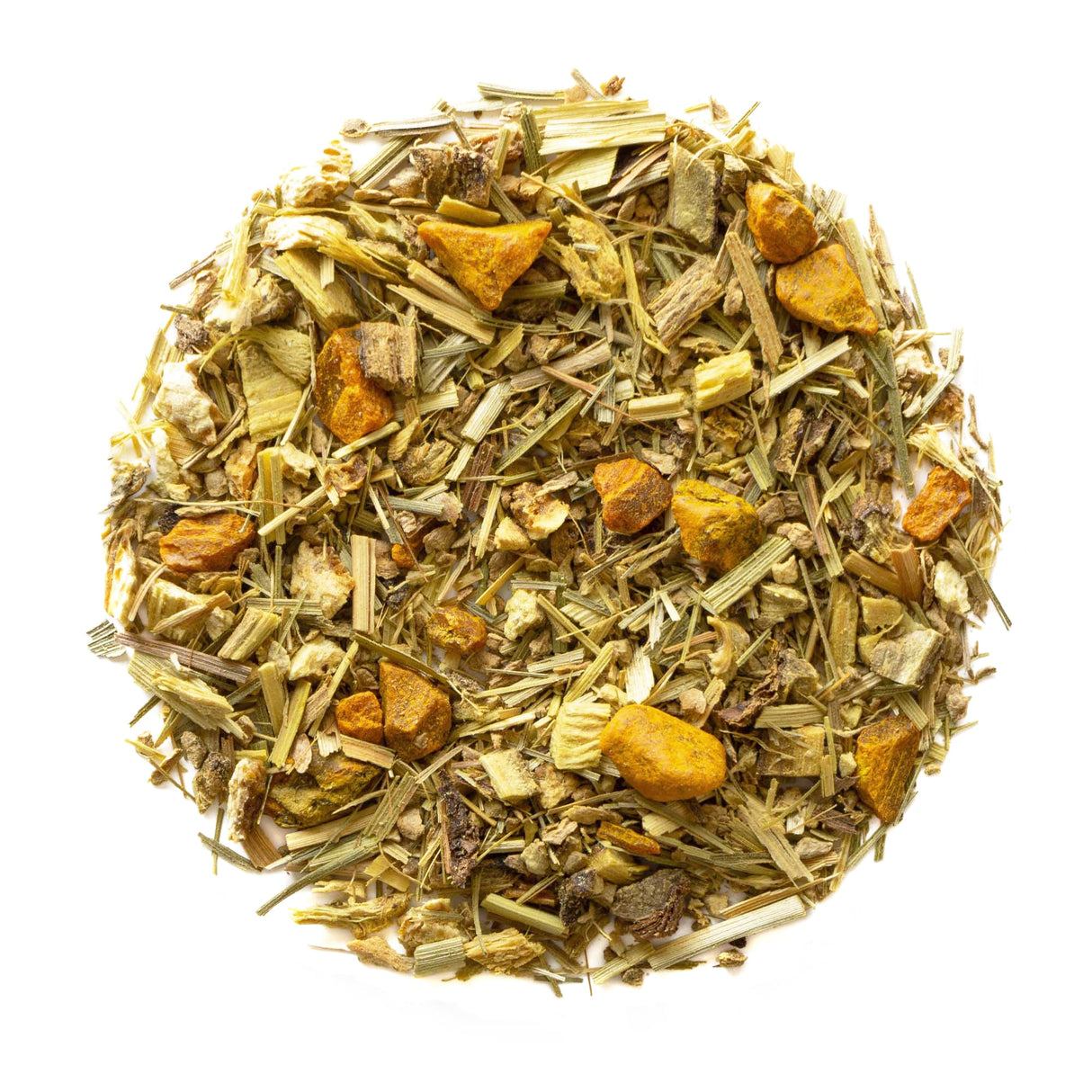 Organic Turmeric Ginger, Bulk Loose Leaf Herbal Tisane, 16 Oz.