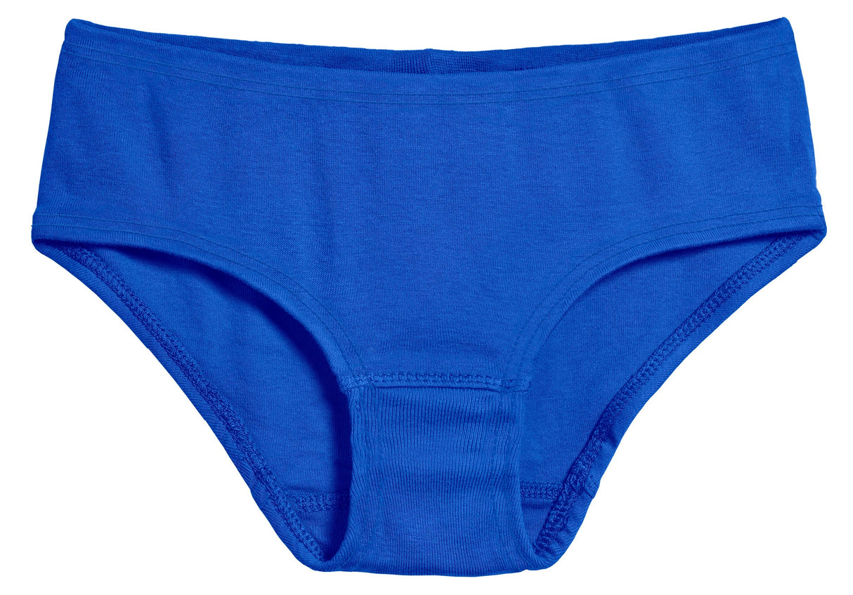 Girls Organic Cotton Brief | Crayon Blue