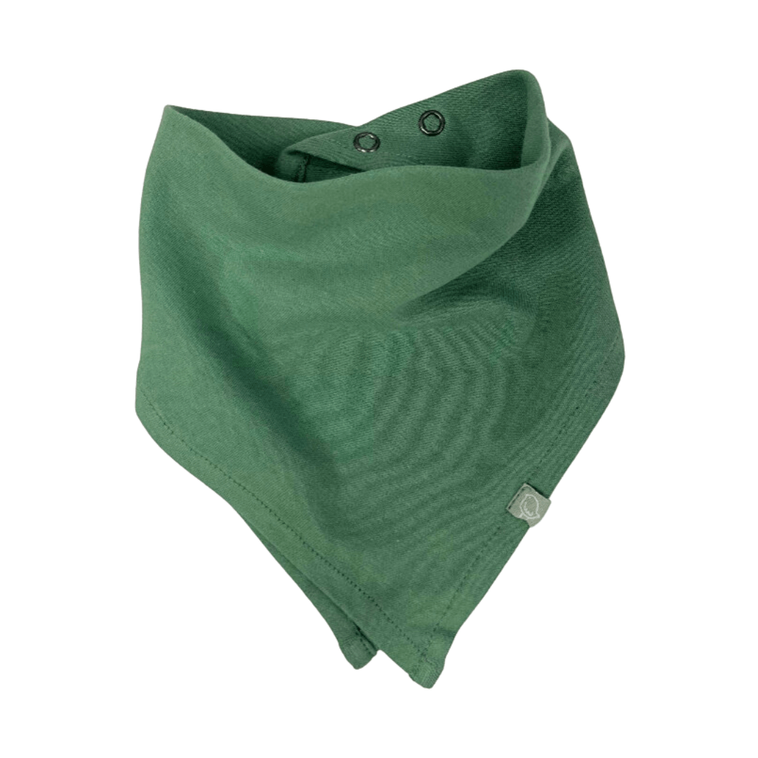 kerchief bib | Basil Green