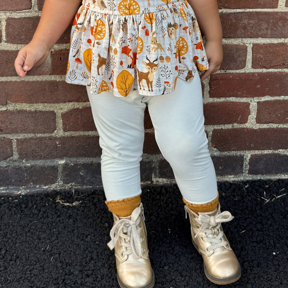 Bamboo Leggings in Ivory