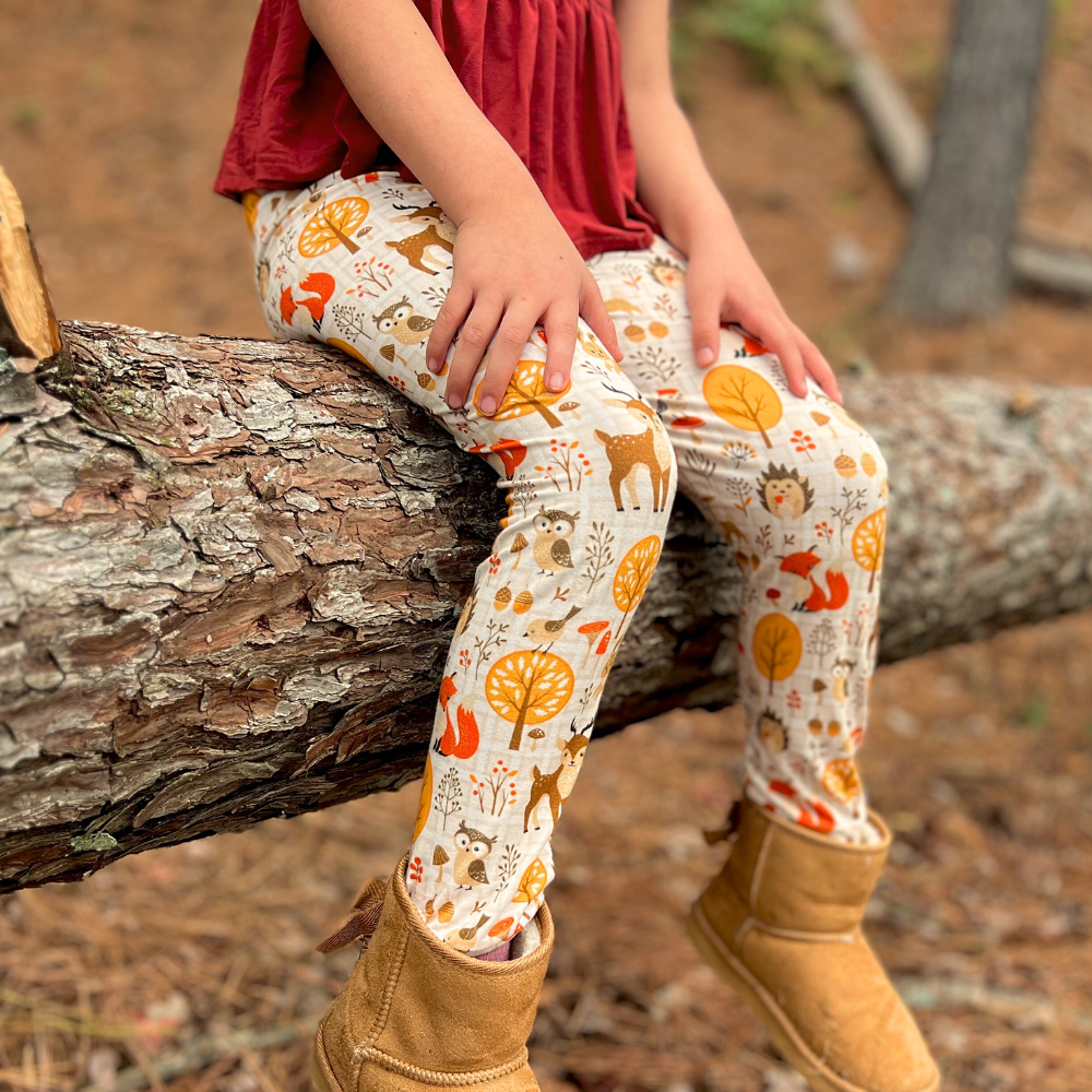 Bamboo Leggings in Autumn Acres