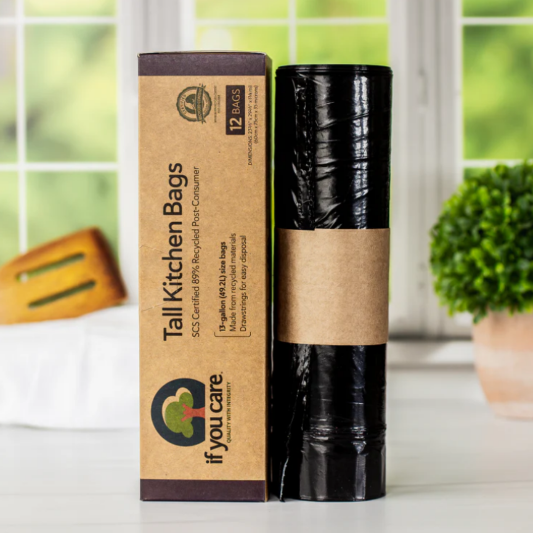 13-Gallon Recycled Tall Kitchen Trash Bags