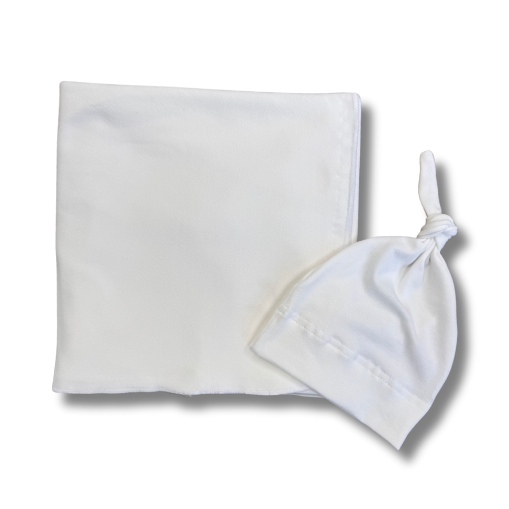 Bamboo Stretch Swaddle Set in Ivory