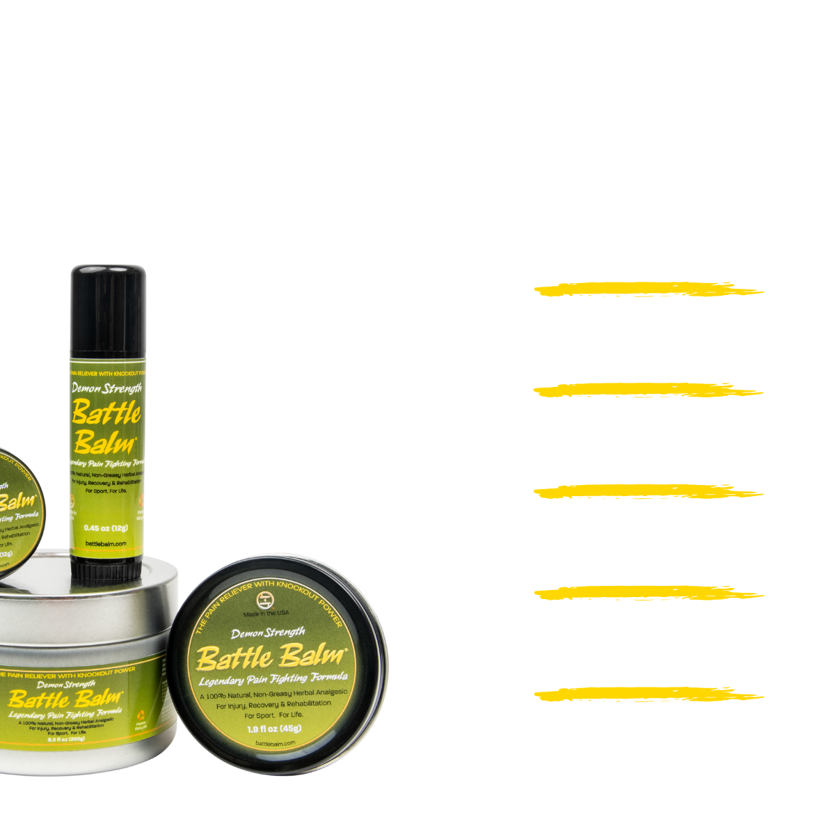 Battle Balm® - Demon Strength All Natural & Organic Pain Relief Cream