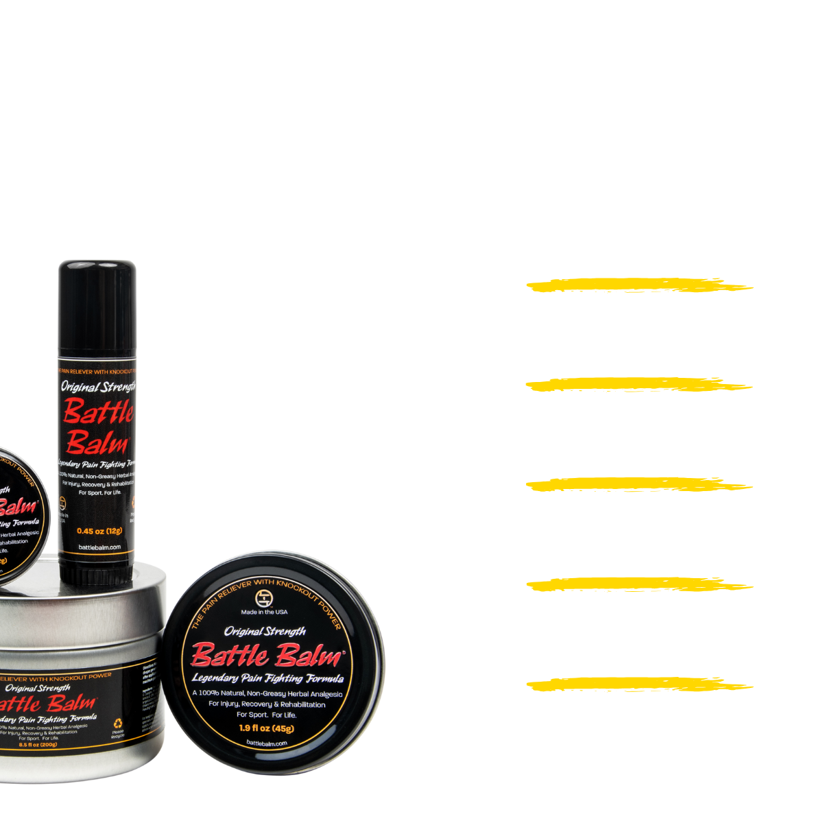 Battle Balm® - Original Strength All Natural & Organic Pain Relief Cream