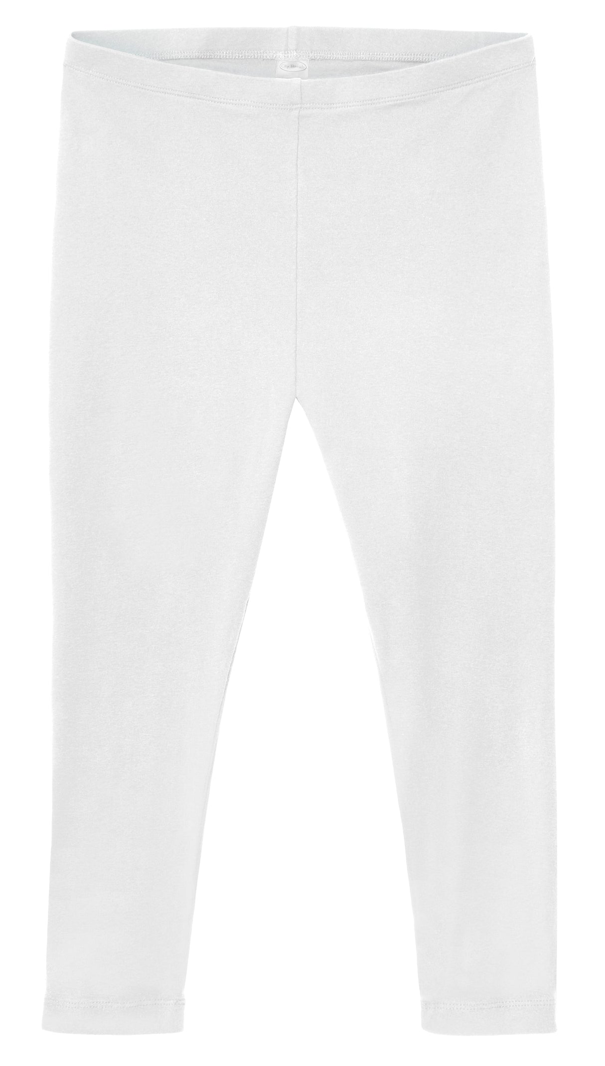 Women's 100% Cotton Soft Capri Leggings | White