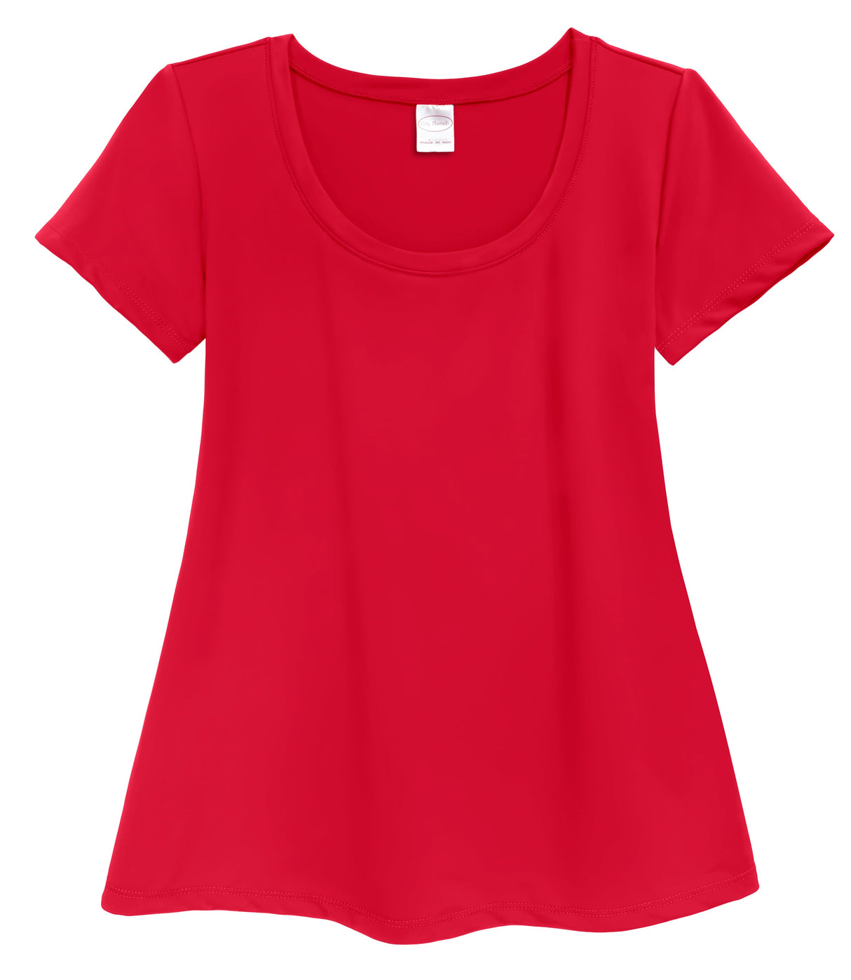 Women's UPF 50+ Short Sleeve Flowy Rashguard | Red