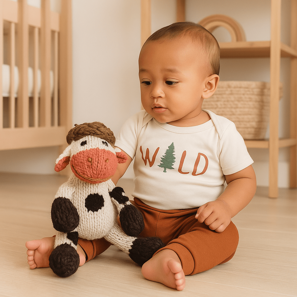 Wool Knit Buddy | Willa the Cow
