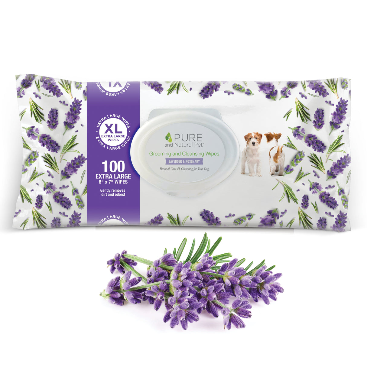 Grooming and Cleansing Wipes (Lavender and Rosemary)