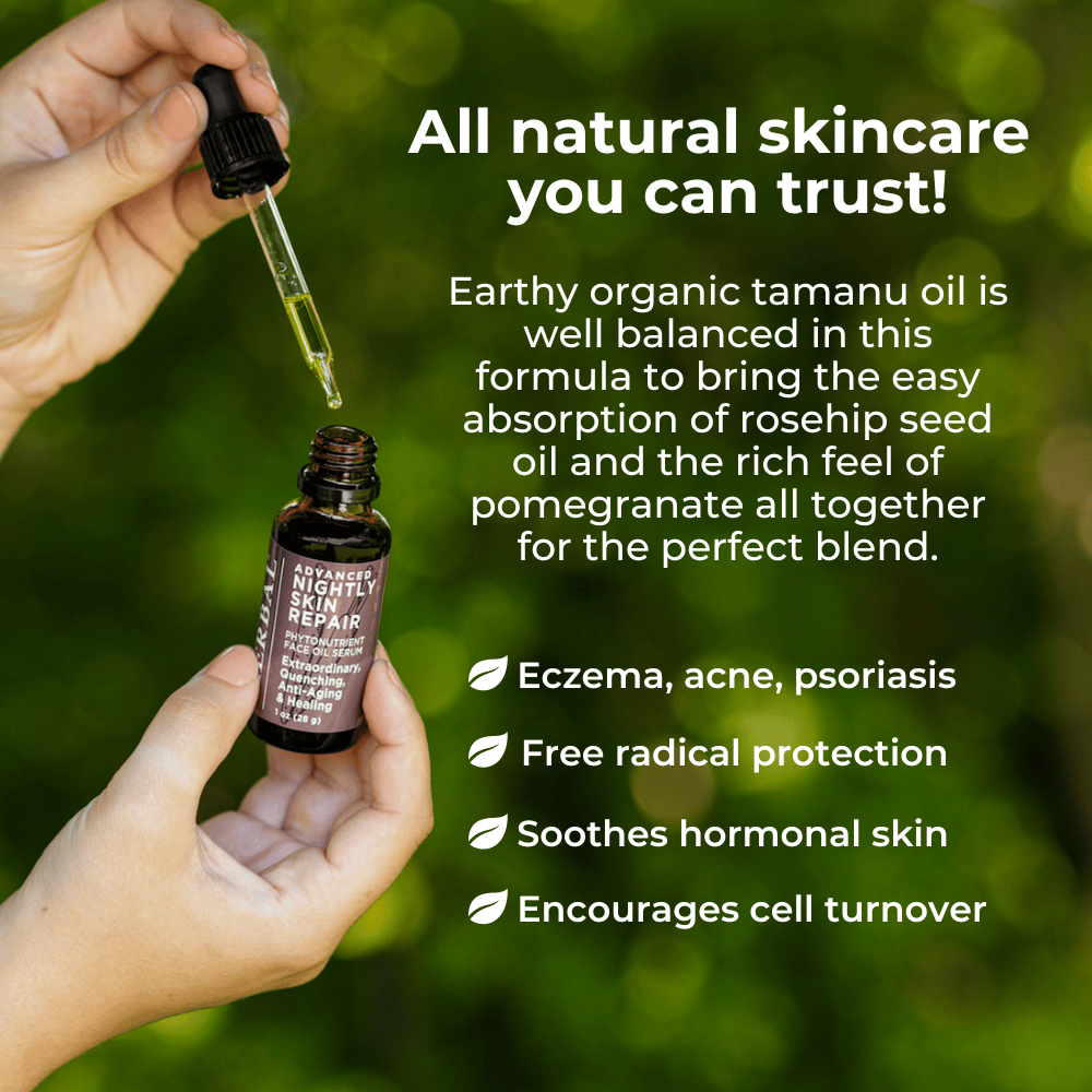 Advanced Nightly Skin Repair with Organic Tamanu Oil