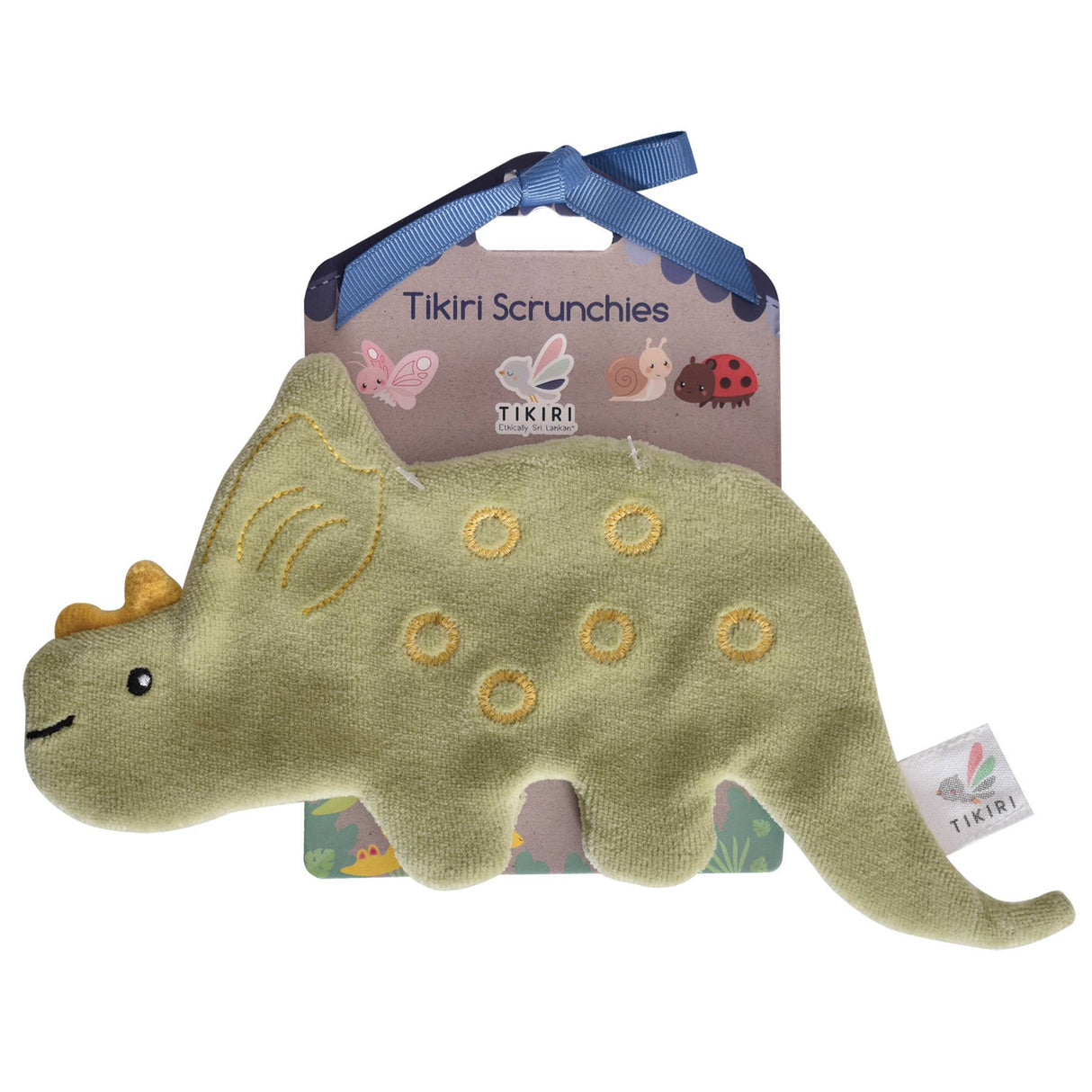 Triceratops Organic Crinkle Toy