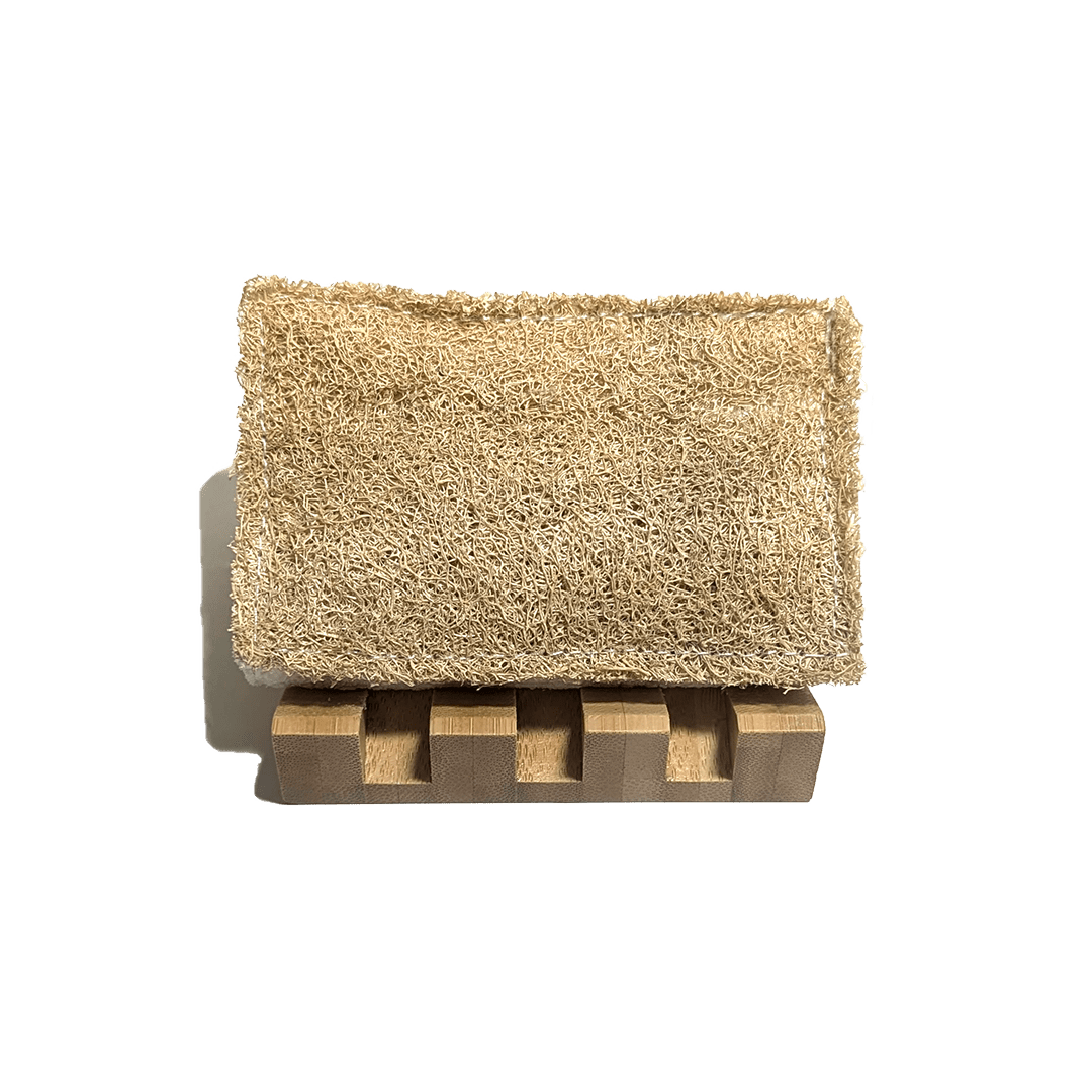 Angled Bamboo Soap Dish