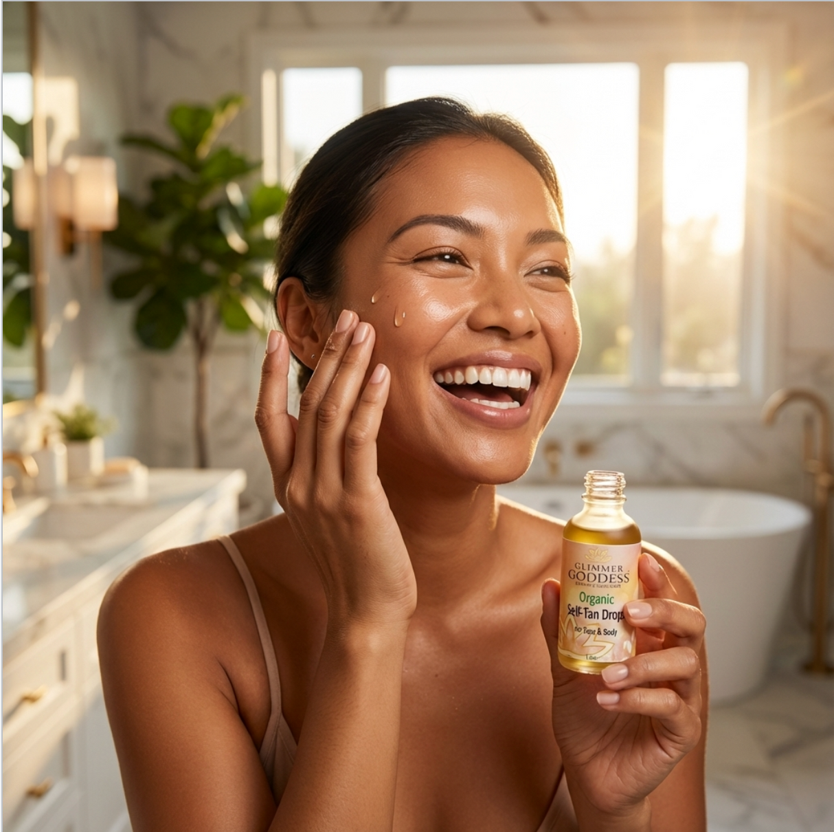 Organic Self Tan Drops for Face & Body 1 oz.