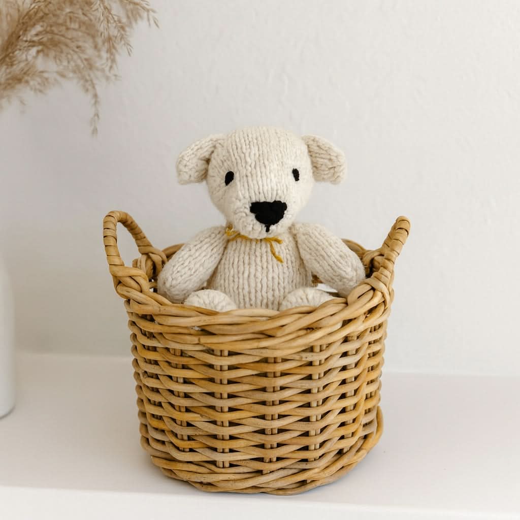 Wool Knit Buddy | Vee the Cream Bear