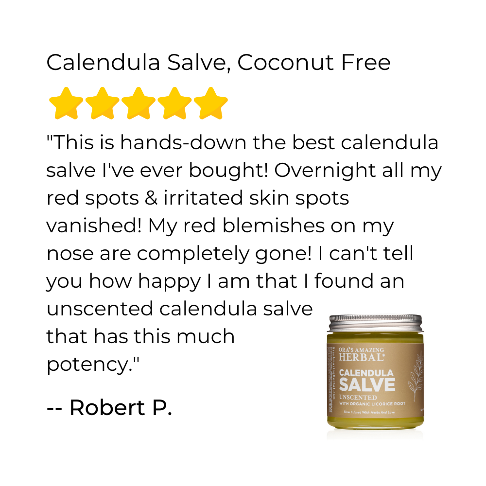 Calendula Salve with Castor Oil and Licorice Root