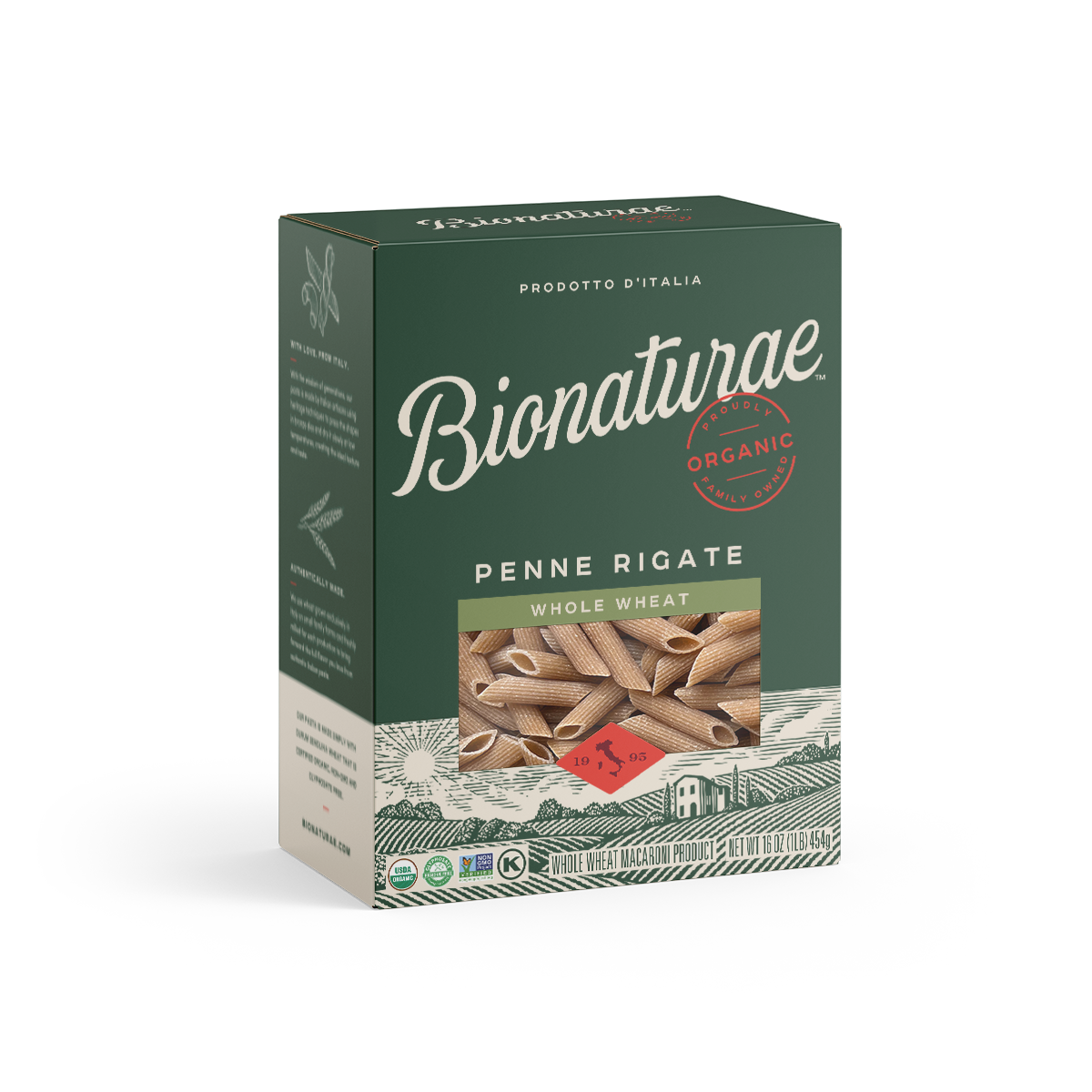 Organic Whole Wheat Penne Rigate