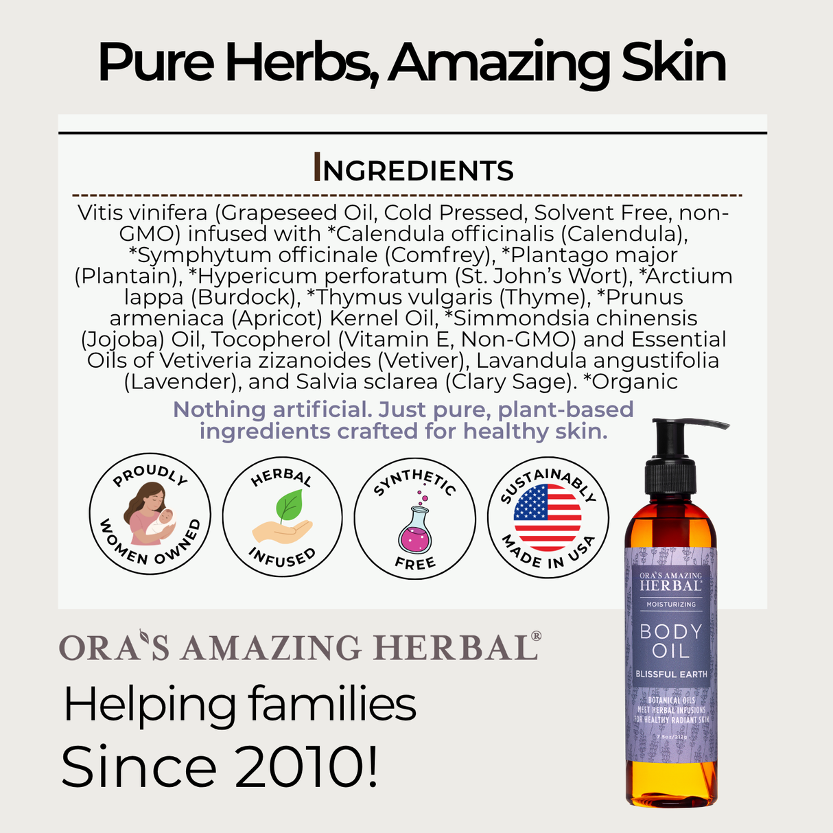 Body Oil, Blissful Earth