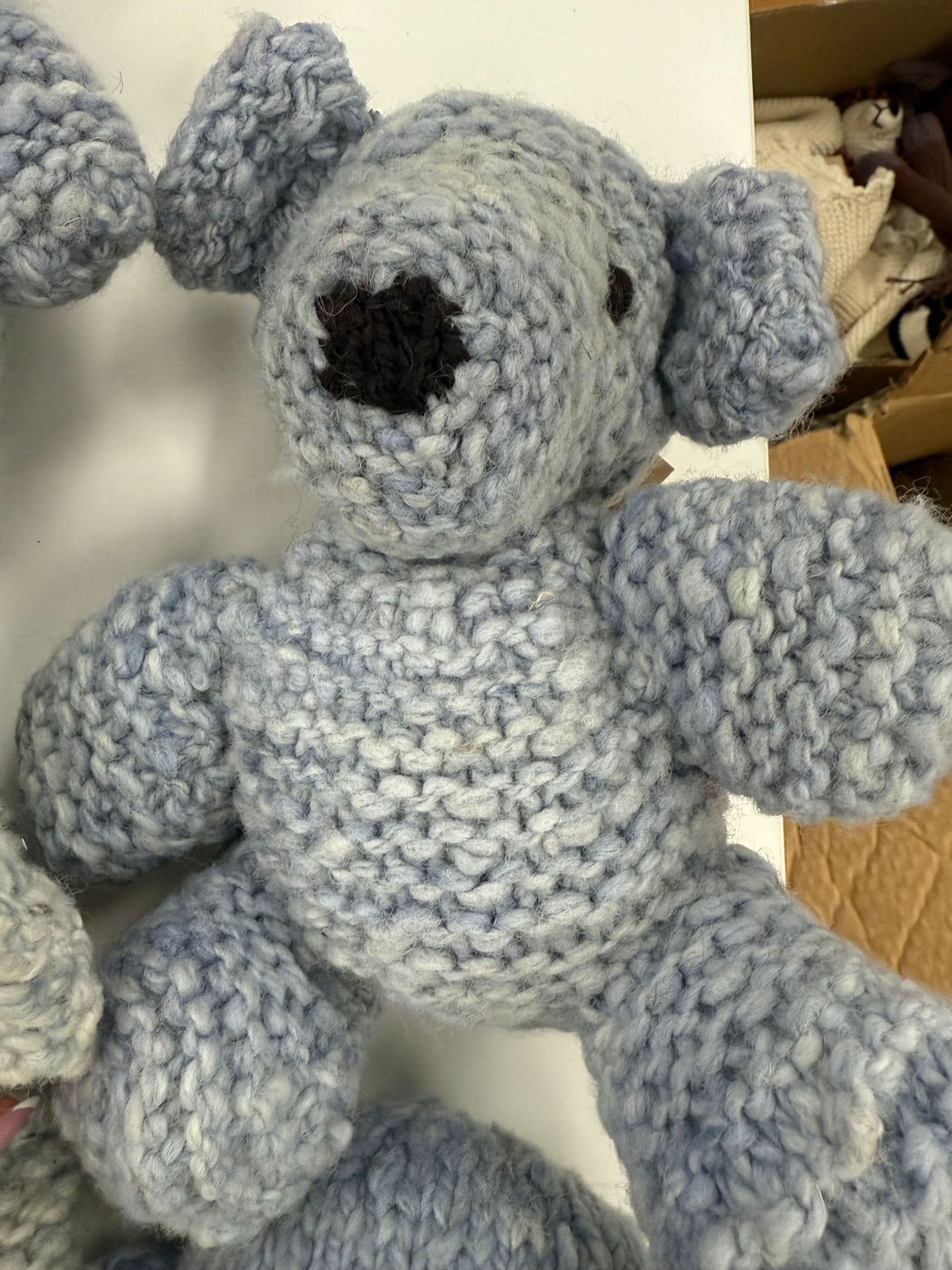 Wool Knit Buddy | Zee the Blue Bear