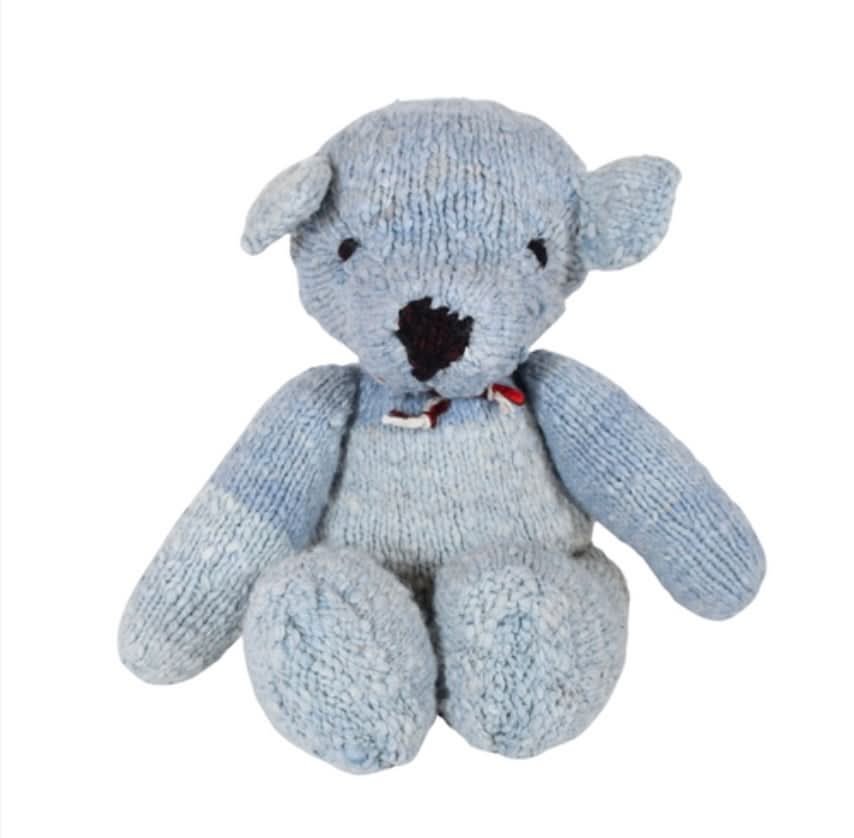 Wool Knit Buddy | Zee the Blue Bear