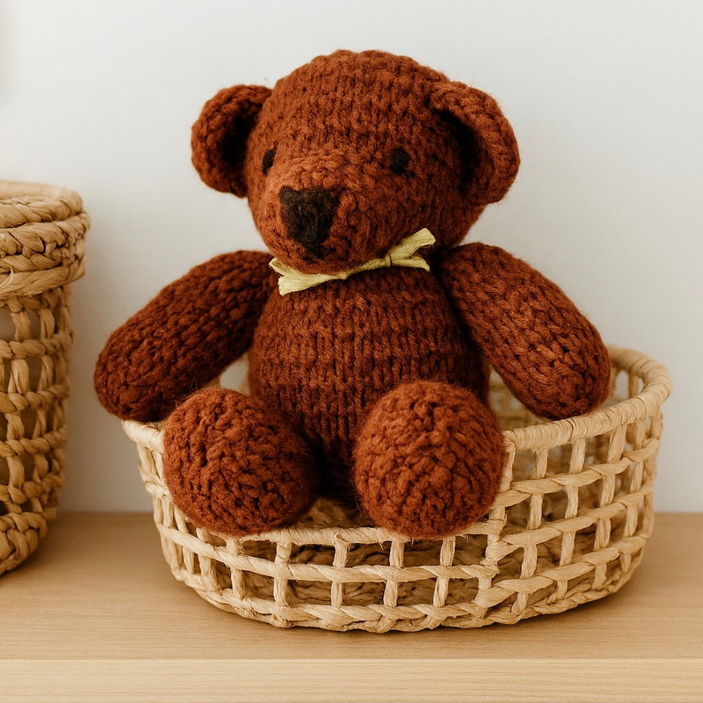 Wool Knit Buddy | Bree the Brown Bear