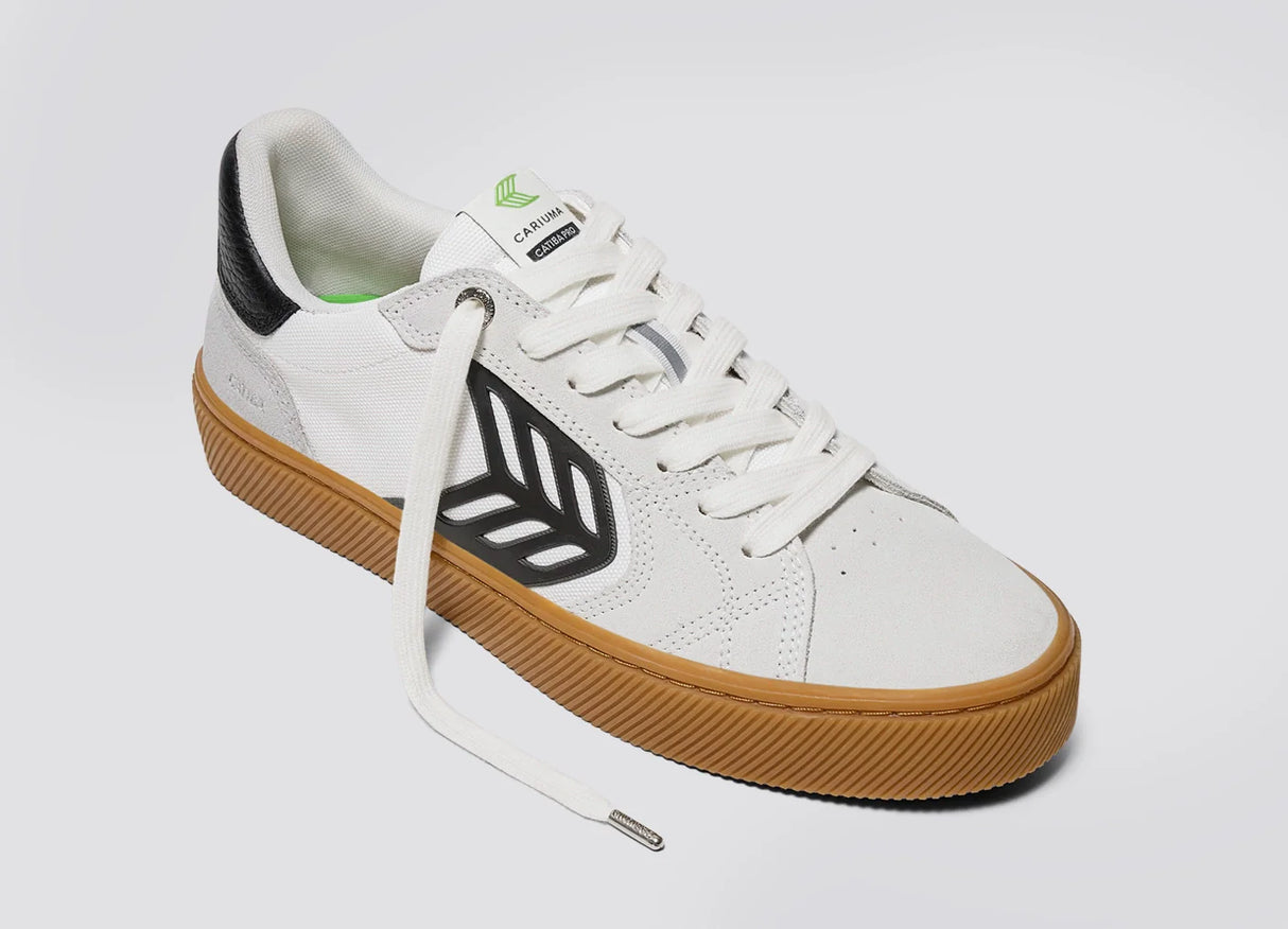 CATIBA PRO 2.0 Suede Gum Smoke White Cordura Off-White Black Logo