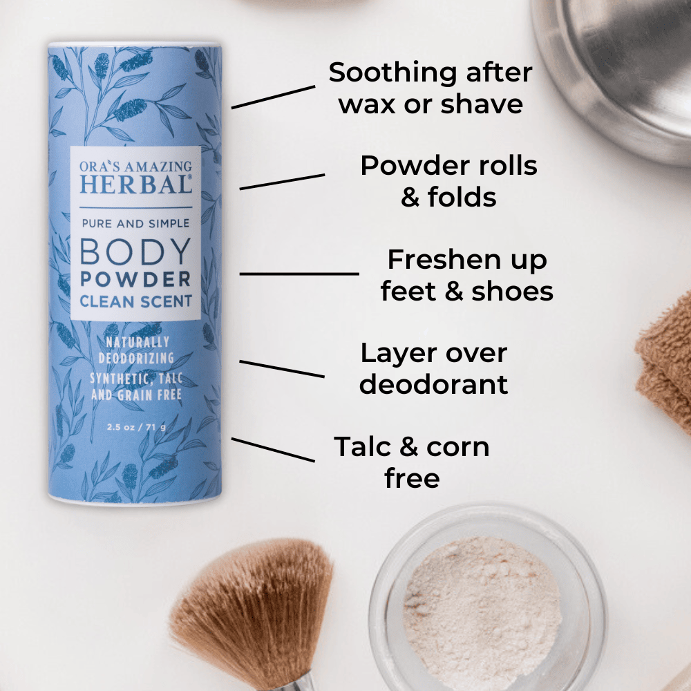 Talc Free Body Powder, Clean Scent
