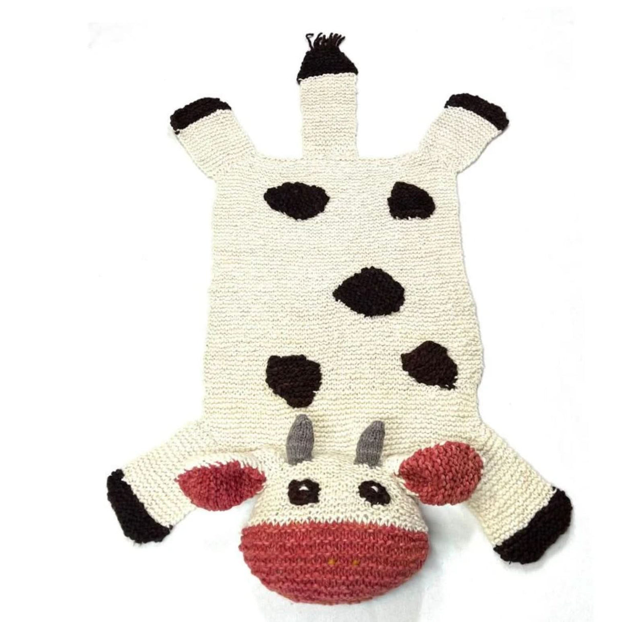Organic Wool Play Mat + Nursery Rug | Cow