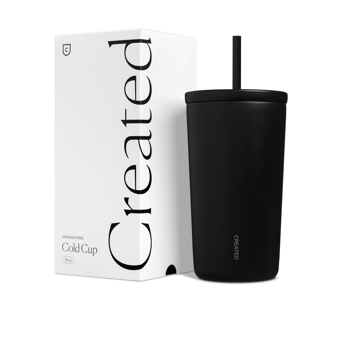 16oz Cold Cup - Black - Restocking in March