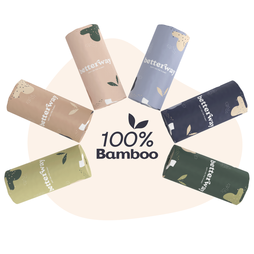 Bamboo Paper Towels – 6 Roll Pack