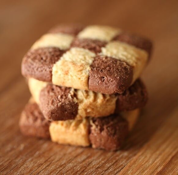Organic Einkorn Checkerboard Cookies