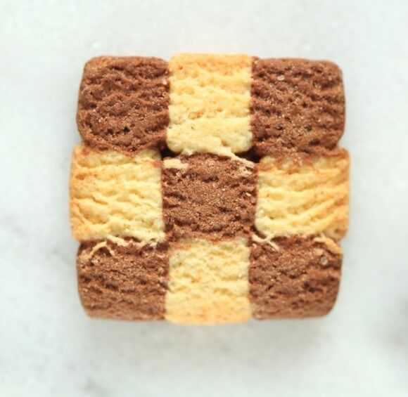 Organic Einkorn Checkerboard Cookies