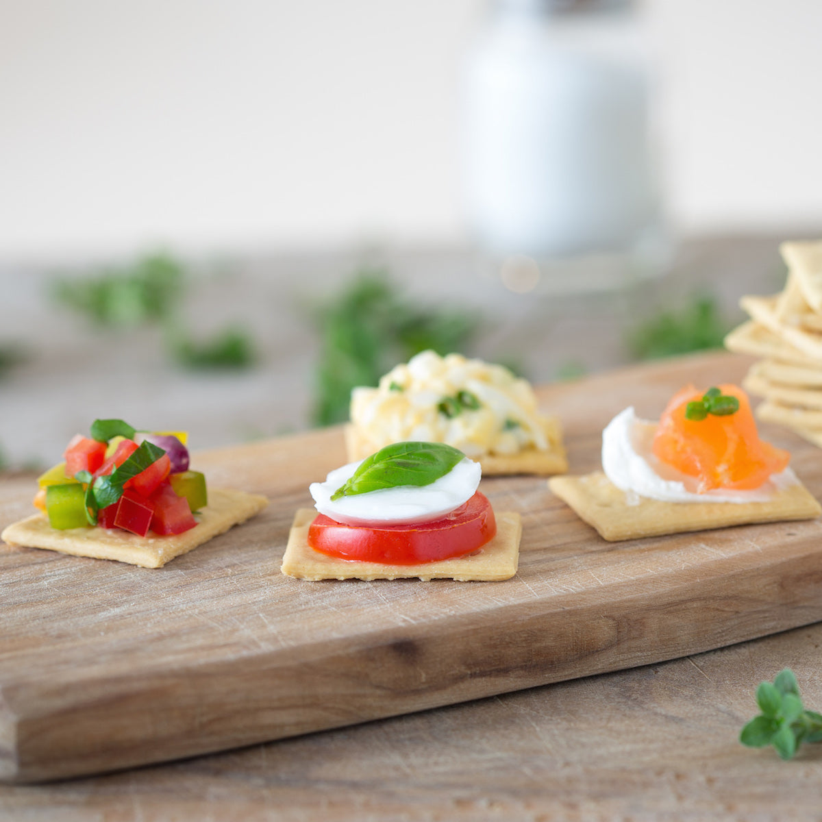 Organic Einkorn Sourdough Everything Crackers