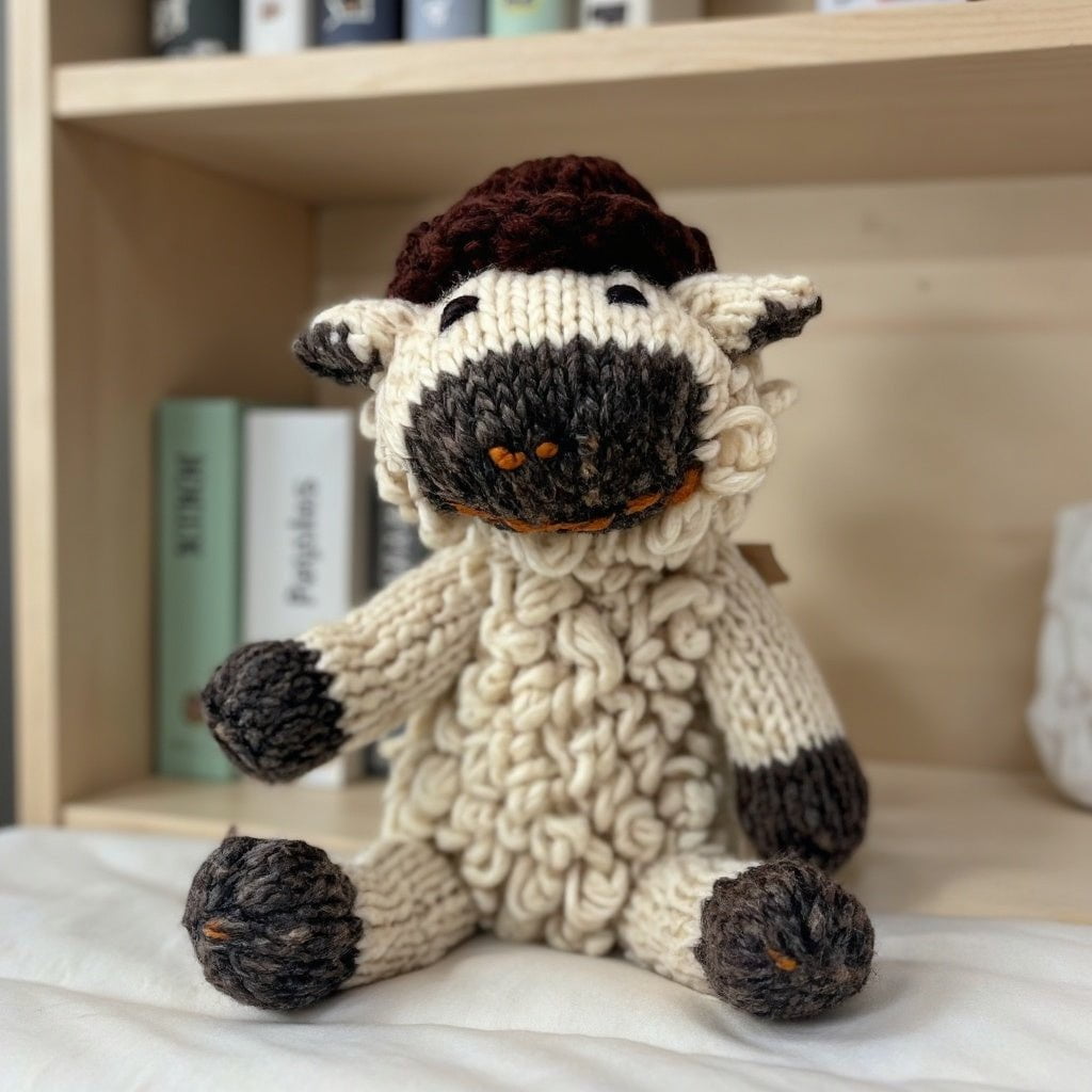 Wool Knit Buddy | Sawyer the Sheep