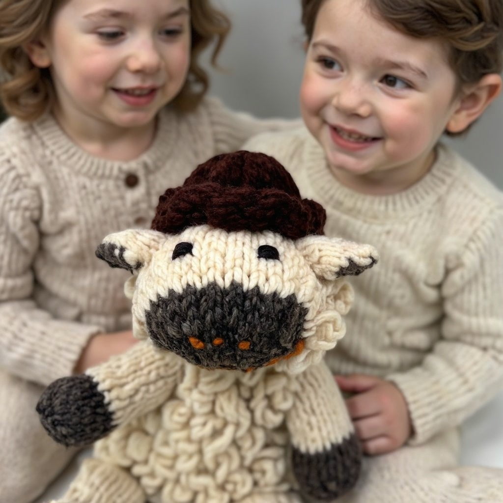 Wool Knit Buddy | Sawyer the Sheep