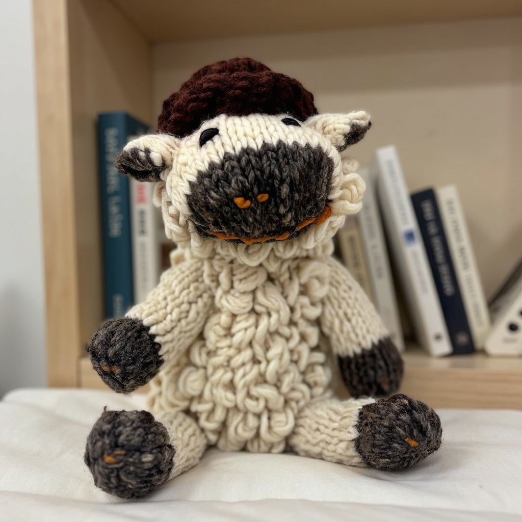 Wool Knit Buddy | Sawyer the Sheep